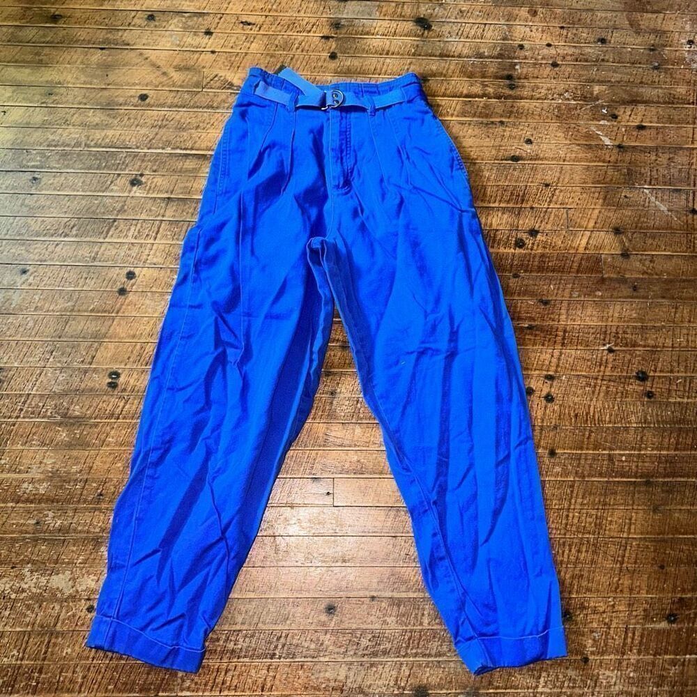 Pinnacle bright blue vintage size 5 tracksuit joggers